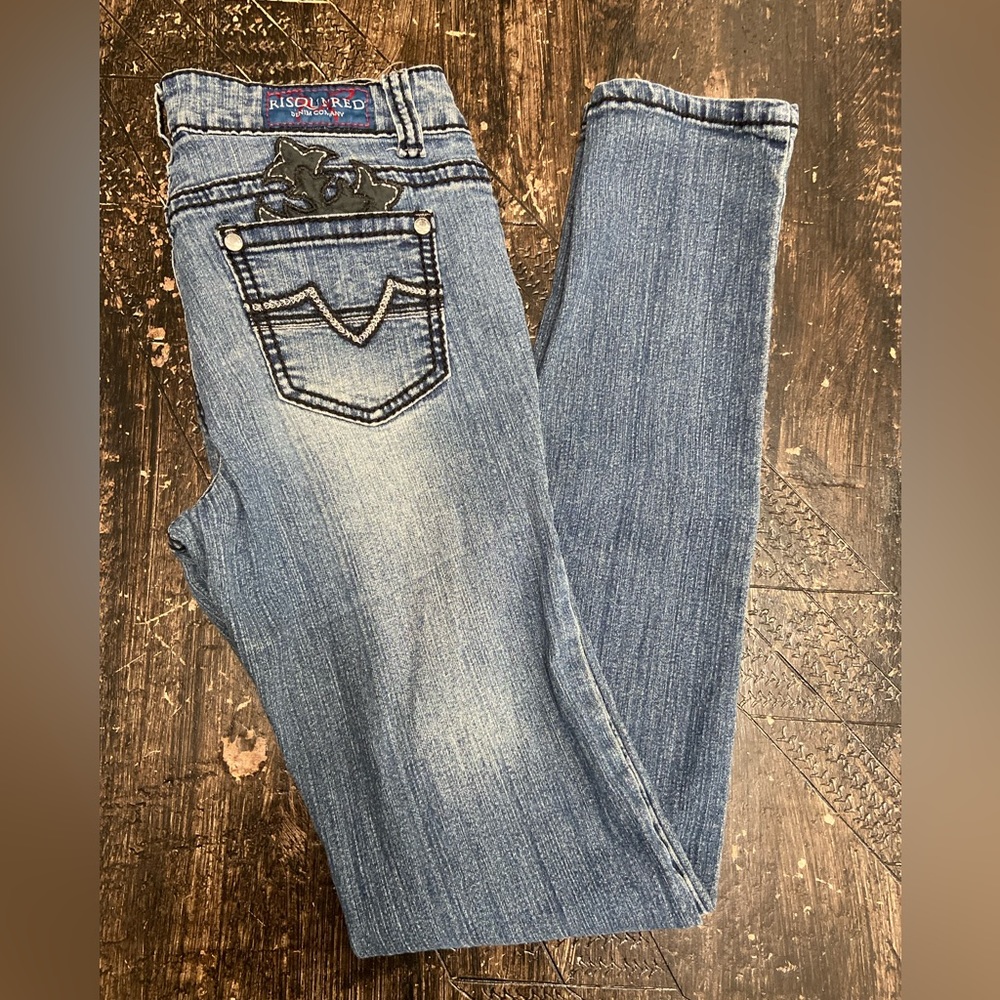 Risqué Red size 5/6 Skinny jeans